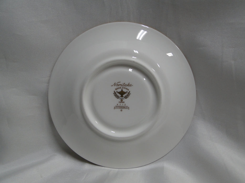 Noritake Fitzgerald, 4712, Green Marble, Gold: 6" Saucer Only, No Cup