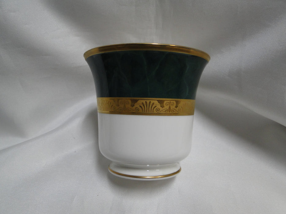 Noritake Fitzgerald, 4712, Green Marble, Gold: 3 1/8" Cup Only, As Is