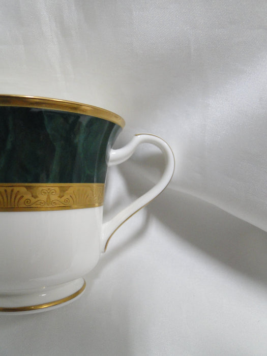 Noritake Fitzgerald, 4712, Green Marble, Gold: 3 1/8" Cup Only, As Is