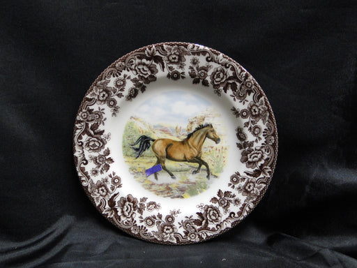 Spode Woodland Horses American Quarter, England: Salad Plate, 7 3/4", Flaw