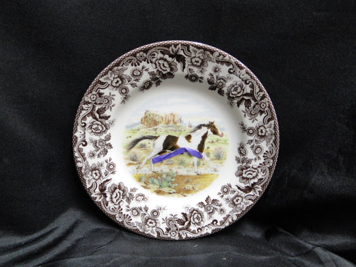 Spode Woodland Horses Paint, England: Salad Plate, 7 3/4", Flaw