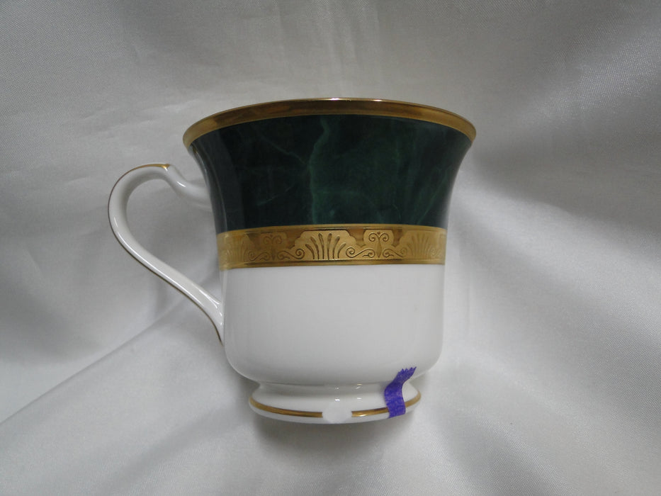 Noritake Fitzgerald, 4712, Green Marble, Gold: 3 1/8" Cup Only, As Is