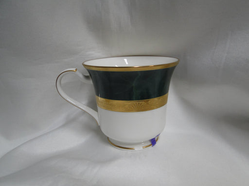 Noritake Fitzgerald, 4712, Green Marble, Gold: 3 1/8" Cup Only, As Is