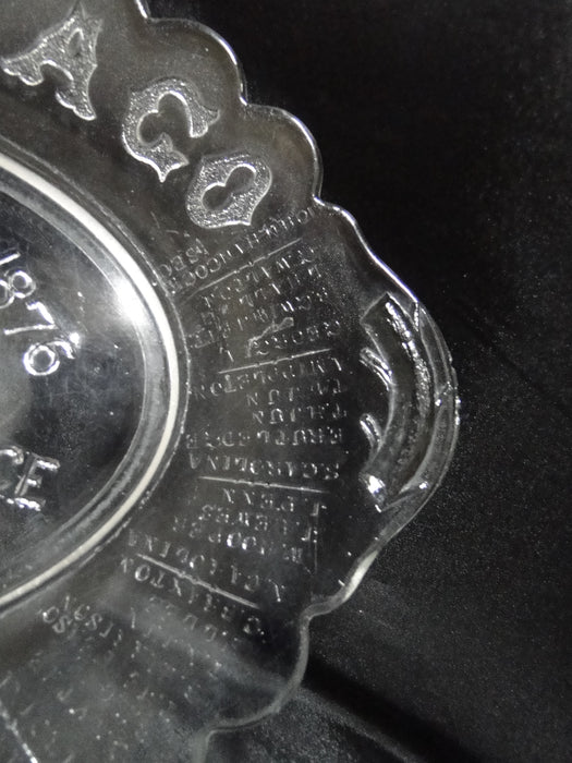 Gillinder Liberty Bell, 100 Years Ago, 1776, Names: Oval Platter, 13 1/2"