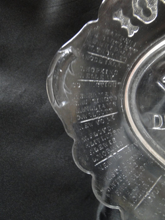 Gillinder Liberty Bell, 100 Years Ago, 1776, Names: Oval Platter, 13 1/2"