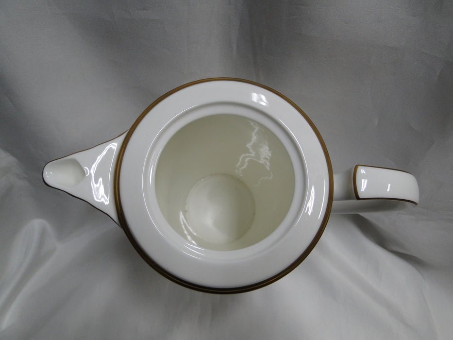 Noritake Fitzgerald, 4712, Green Marble, Gold: Coffee Pot & Lid, 9 1/4" Tall