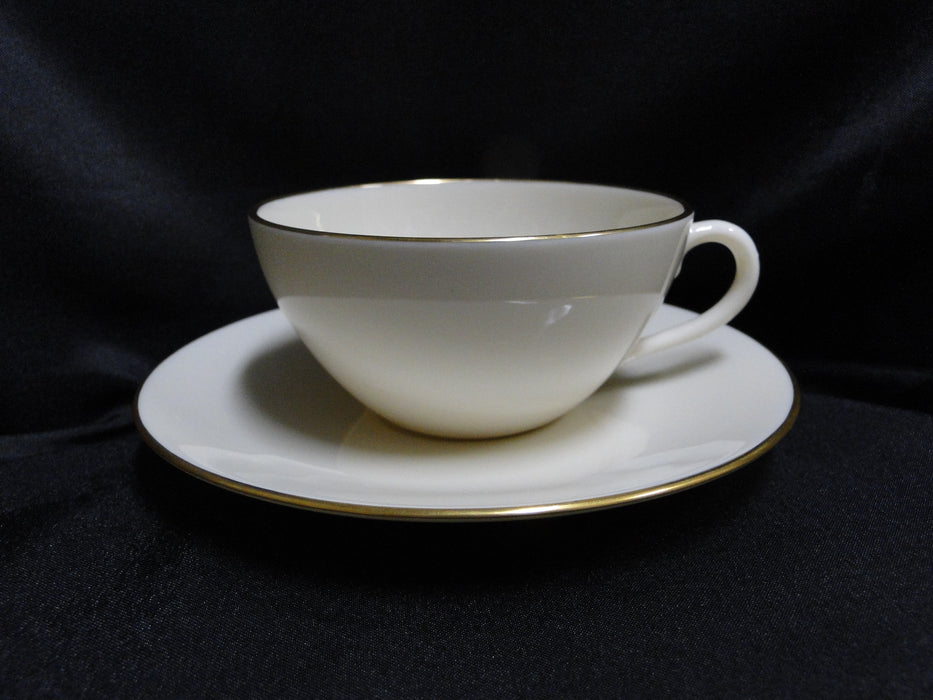 Lenox Olympia Gold, Coupe Shape, Gold Trim: Cup & Saucer Set (s), 2" Tall