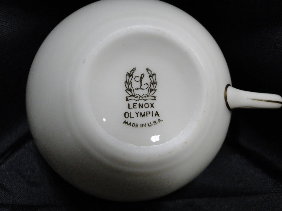 Lenox Olympia Gold, Coupe Shape, Gold Trim: Cup & Saucer Set (s), 2" Tall