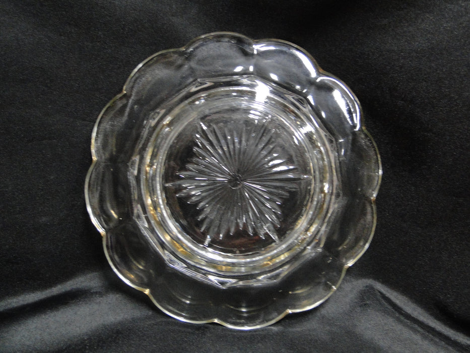 Mosser Glass Cherry Thumbprint: Round Butter Dish & Lid