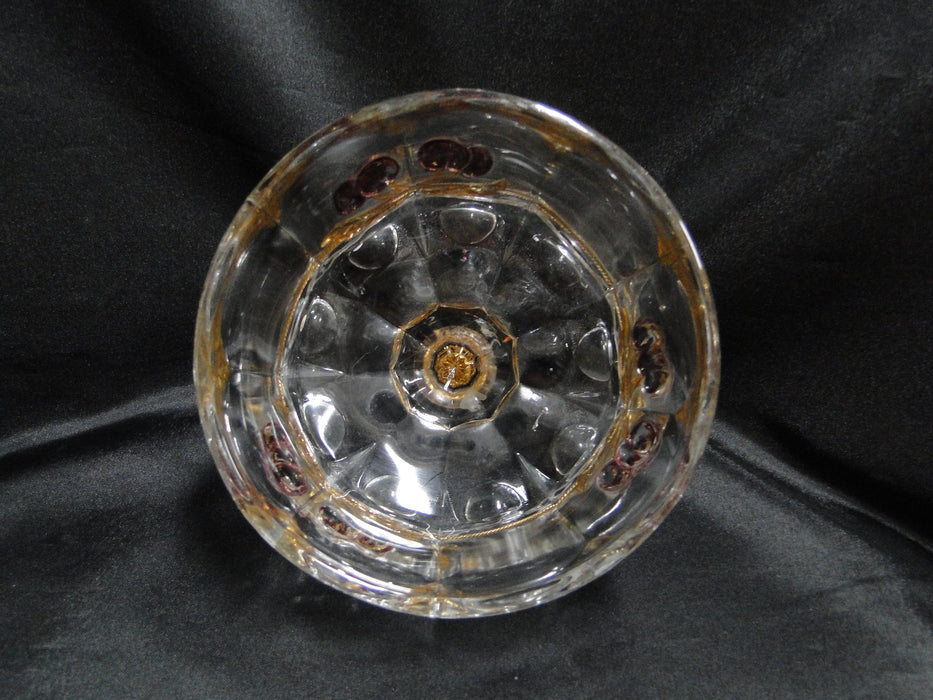 Mosser Glass Cherry Thumbprint: Round Butter Dish & Lid