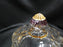 Mosser Glass Cherry Thumbprint: Round Butter Dish & Lid