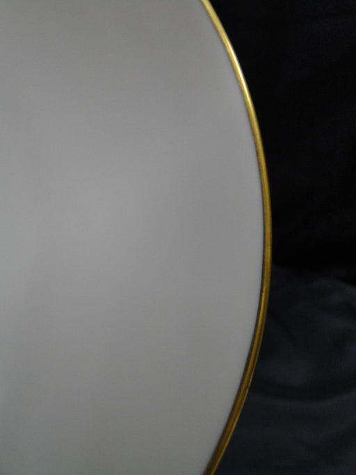 Lenox Olympia Gold, Coupe Shape, Gold Trim: Oval Serving Platter, 13 5/8"