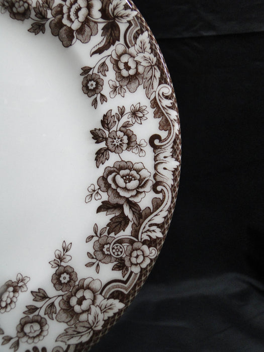 Spode Delamere, Brown Floral Trim, England: Salad Plate (s), 7 3/4", Flaw