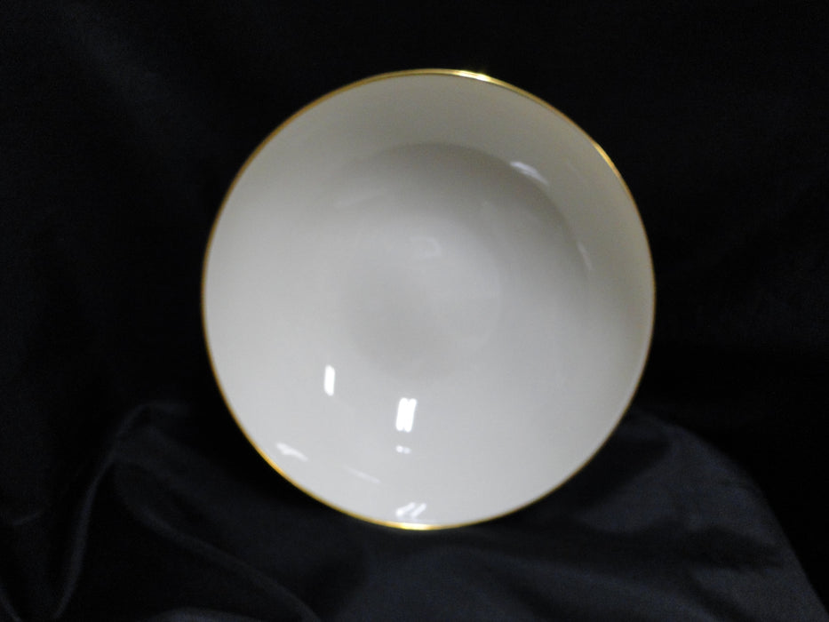 Lenox Olympia Gold, Coupe Shape, Gold Trim: Round Serving Bowl, 9" x 3"