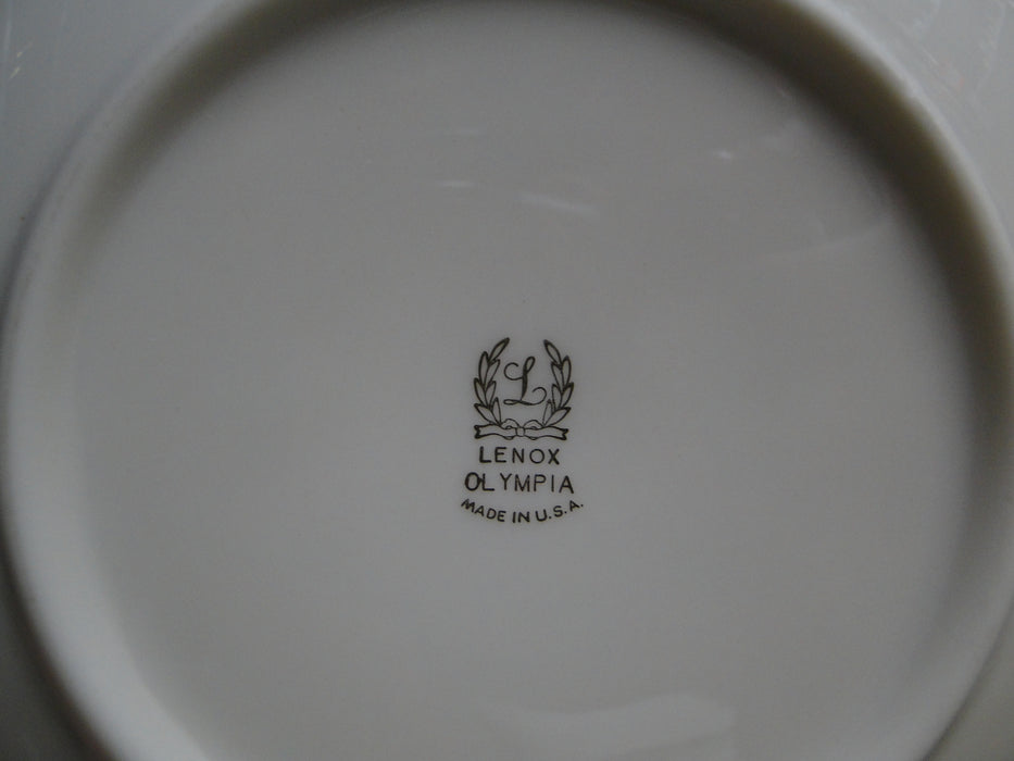 Lenox Olympia Gold, Coupe Shape, Gold Trim: Round Serving Bowl, 9" x 3"