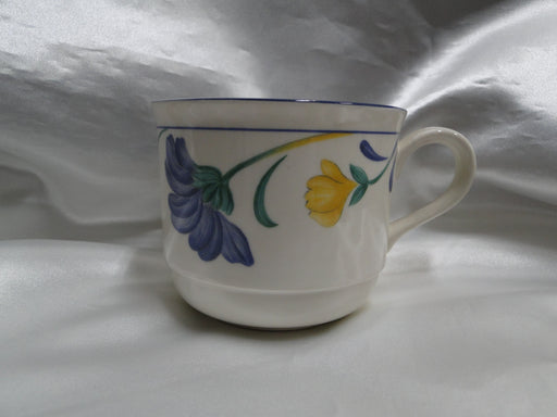 Lenox Buttercups on Blue Chinastone: Cup & Saucer Set (s), 2 3/4" Tall