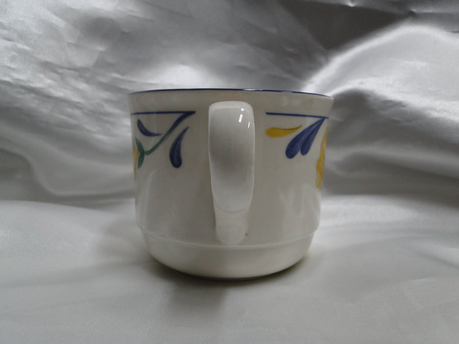 Lenox Buttercups on Blue Chinastone: Cup & Saucer Set (s), 2 3/4" Tall