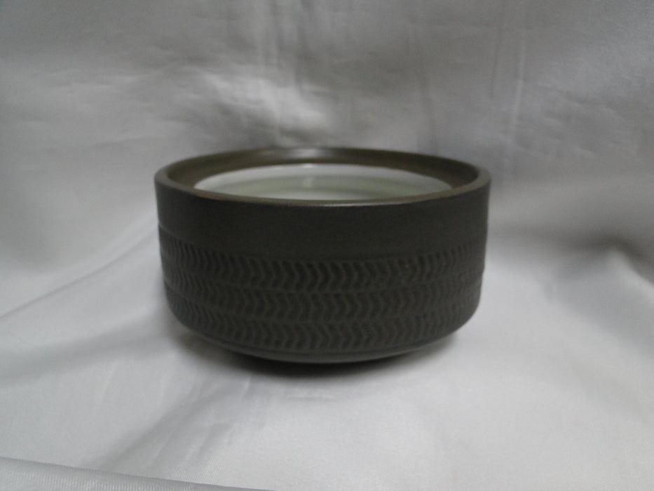 Denby-Langley Camelot Dark Green: Sugar Bowl w/ Chipped Handle on Lid, As Is
