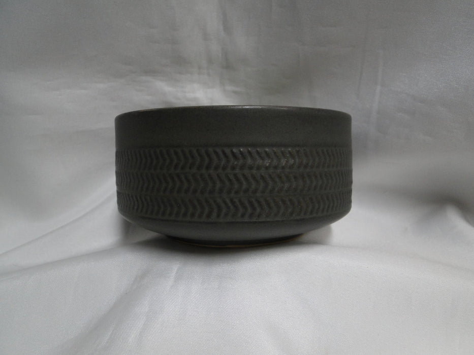 Denby-Langley Camelot Dark Green: Sugar Bowl w/ Chipped Handle on Lid, As Is