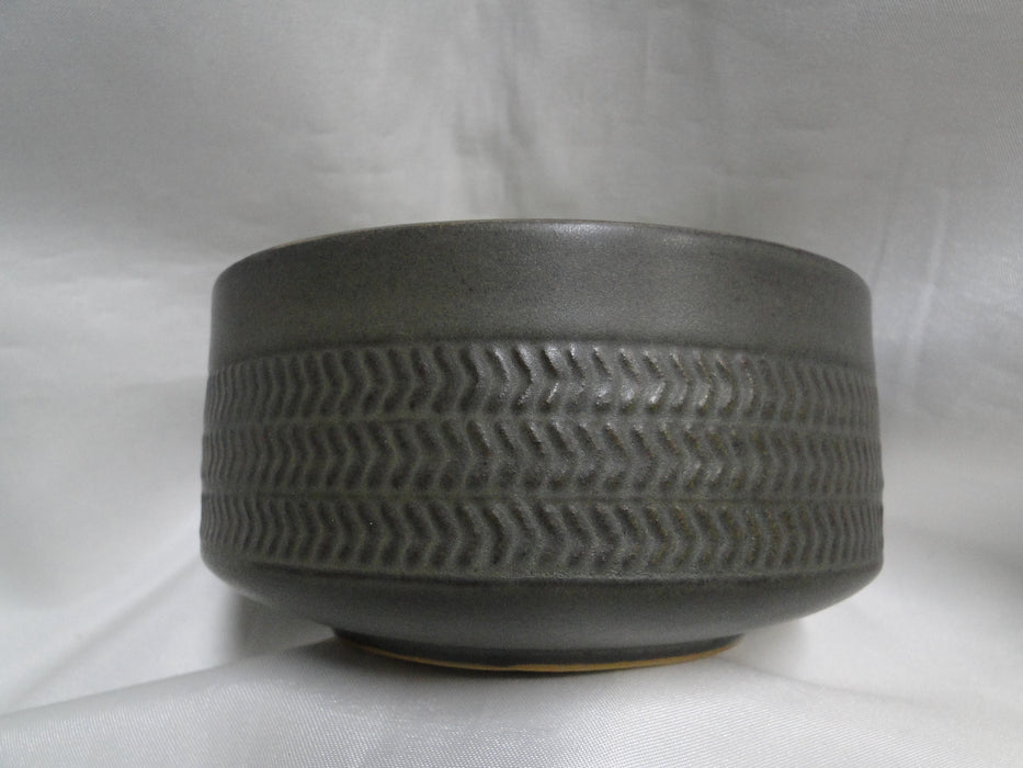 Denby-Langley Camelot Dark Green: Sugar Bowl w/ Chipped Handle on Lid, As Is