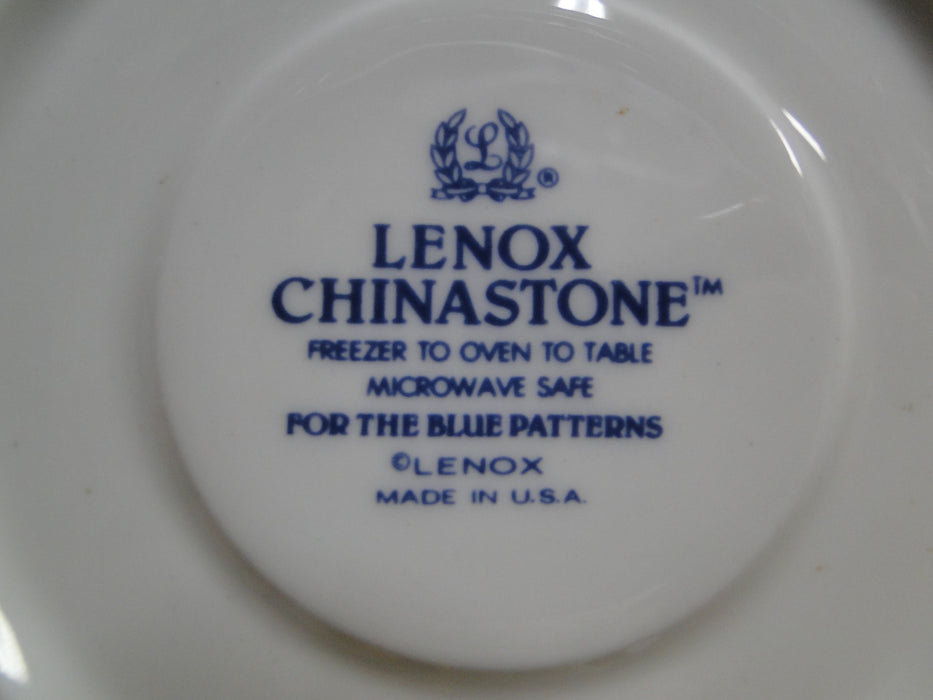 Lenox Poppies on Blue Chinastone: Cup & Saucer Set (s), 2 3/4" Tall
