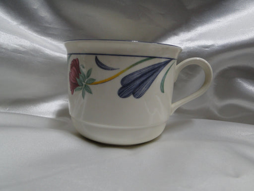 Lenox Poppies on Blue Chinastone: Cup & Saucer Set (s), 2 3/4" Tall
