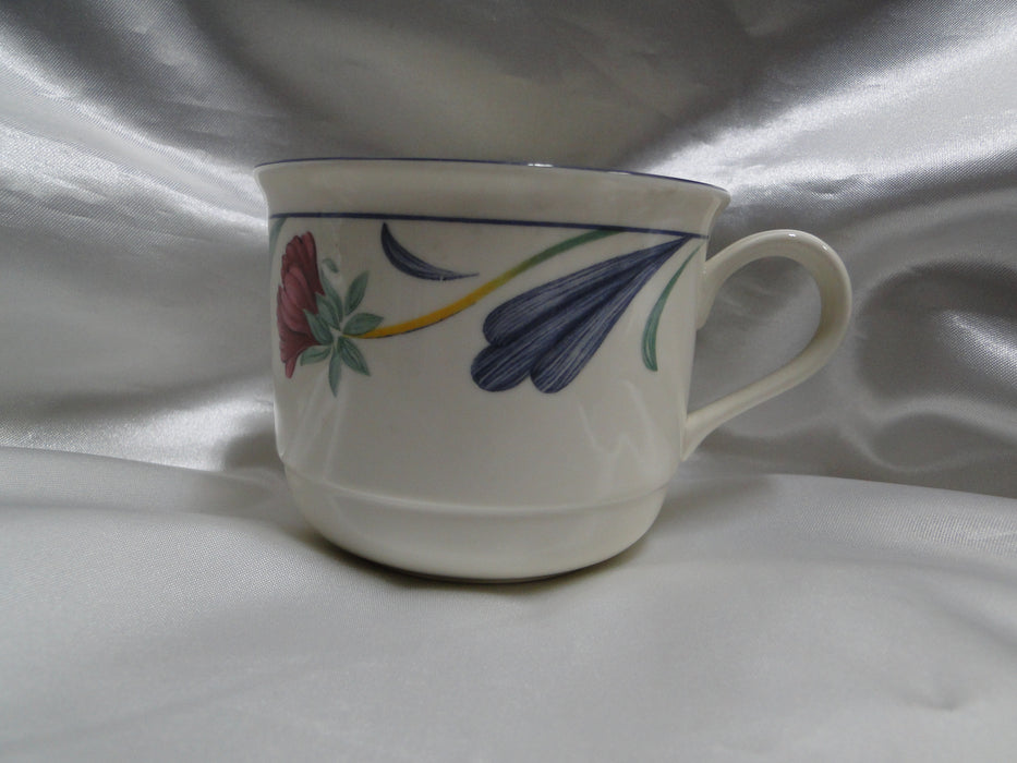 Lenox Poppies on Blue Chinastone: Cup & Saucer Set (s), 2 3/4" Tall