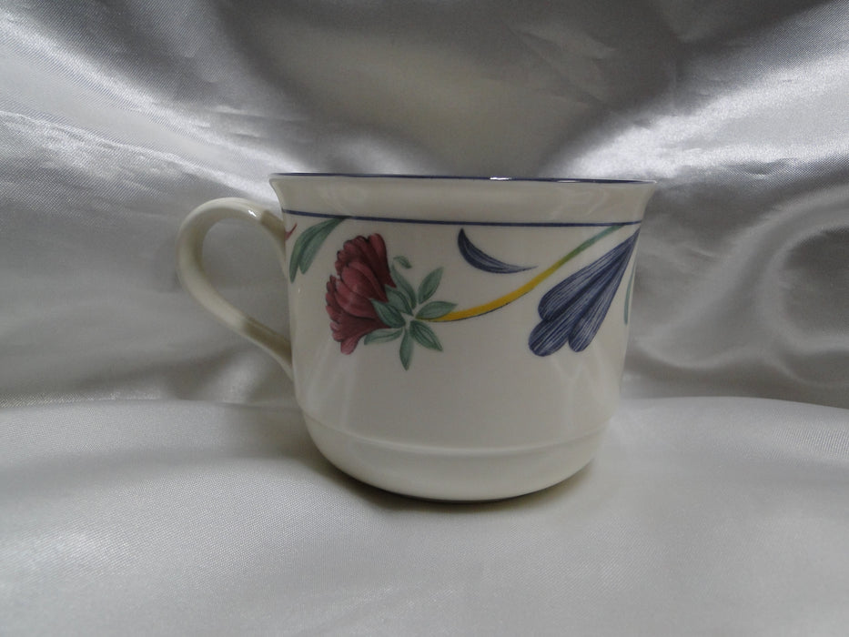 Lenox Poppies on Blue Chinastone: Cup & Saucer Set (s), 2 3/4" Tall