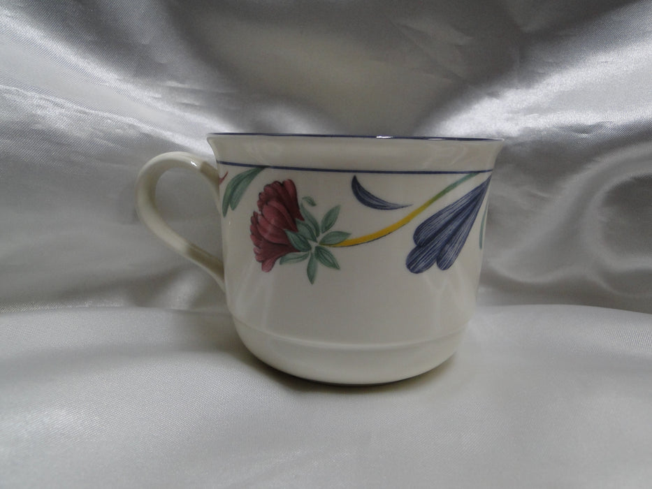 Lenox Poppies on Blue, Chinastone: Cup & Saucer Set (s), 2 3/4" Tall