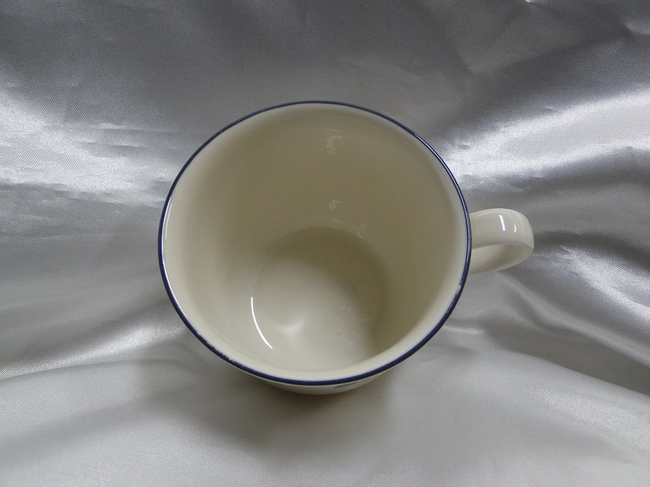 Lenox Poppies on Blue Chinastone: Cup & Saucer Set (s), 2 3/4" Tall