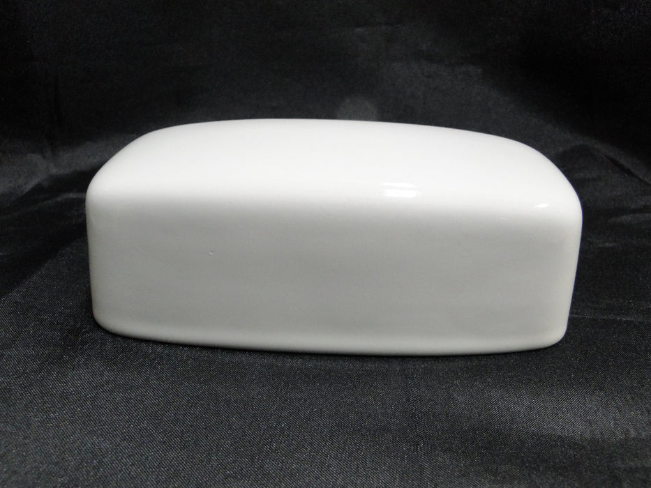 Denby-Langley Camelot Dark Green & White: 1/4 lb Butter Dish & Lid