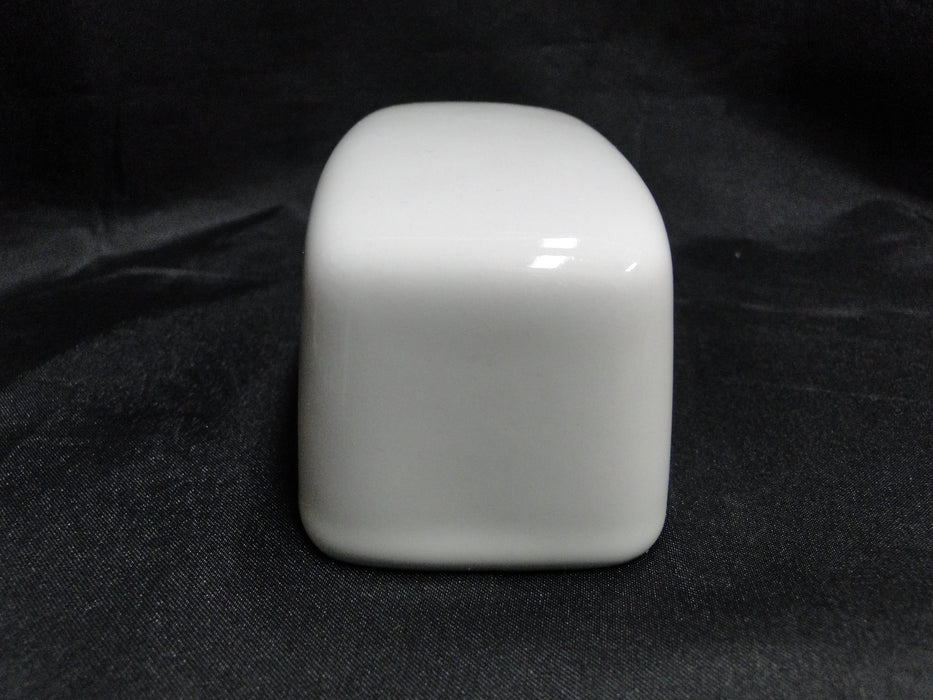 Denby-Langley Camelot Dark Green & White: 1/4 lb Butter Dish & Lid