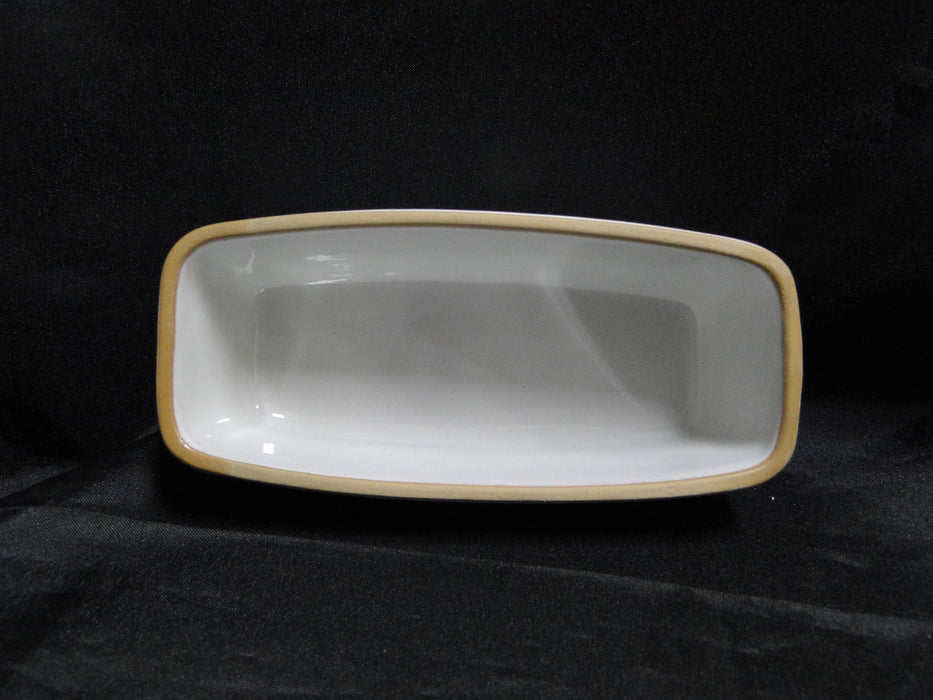 Denby-Langley Camelot Dark Green & White: 1/4 lb Butter Dish & Lid