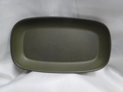 Denby-Langley Camelot Dark Green & White: 1/4 lb Butter Dish & Lid