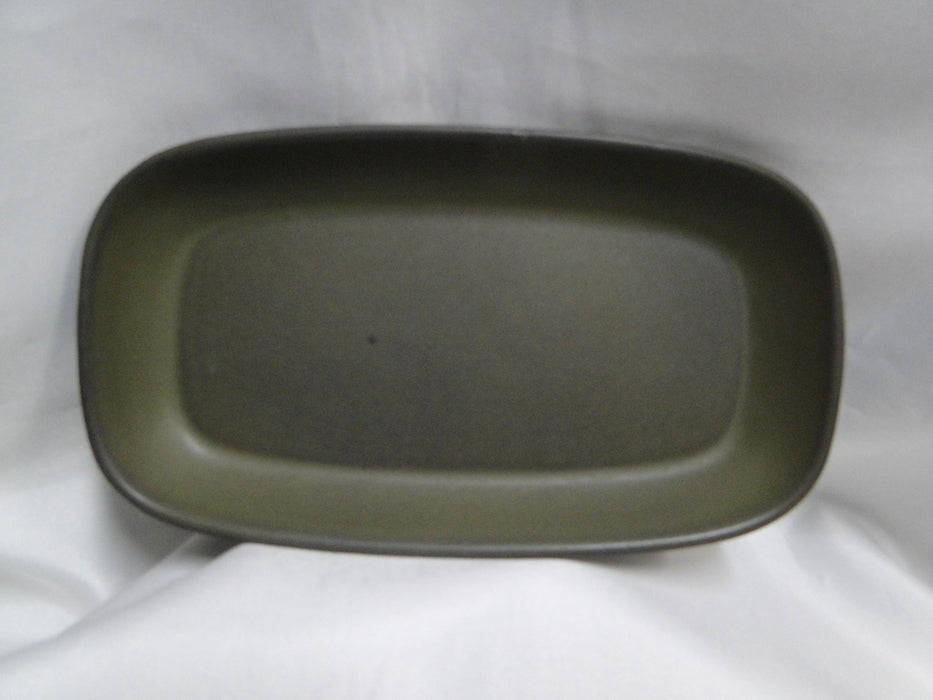 Denby-Langley Camelot Dark Green & White: 1/4 lb Butter Dish & Lid