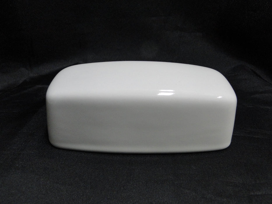 Denby-Langley Camelot Dark Green & White: 1/4 lb Butter Dish & Lid