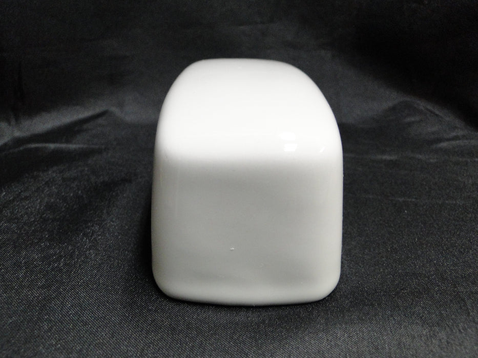 Denby-Langley Camelot Dark Green & White: 1/4 lb Butter Dish & Lid