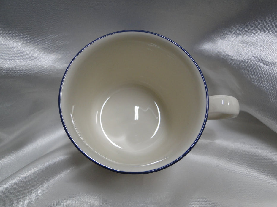 Lenox Blue Brushstrokes Chinastone: Cup & Saucer Set (s), 2 3/4" Tall