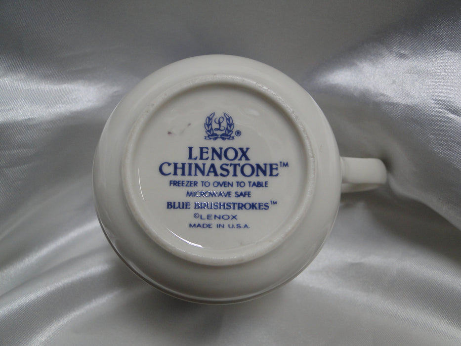 Lenox Blue Brushstrokes Chinastone: Cup & Saucer Set (s), 2 3/4" Tall
