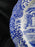 Spode Italian, Blue Scene, England: Charger Plate, 12", Box, Flaw