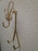 Bard's Gold Twisted Wire Wall Hanger (s) for a Single Cup & Saucer, 9 3/4"