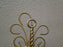 Bard's Gold Twisted Wire Wall Hanger (s) for a Single Cup & Saucer, 9 3/4"