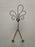 Bard's Silver Twisted Wire Wall Hanger (s) for a Single Cup & Saucer, 9 3/4"