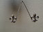 Bard's Silver Twisted Wire Wall Hanger (s) for a Single Cup & Saucer, 9 3/4"