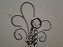 Bard's Silver Twisted Wire Wall Hanger (s) for a Single Cup & Saucer, 9 3/4"
