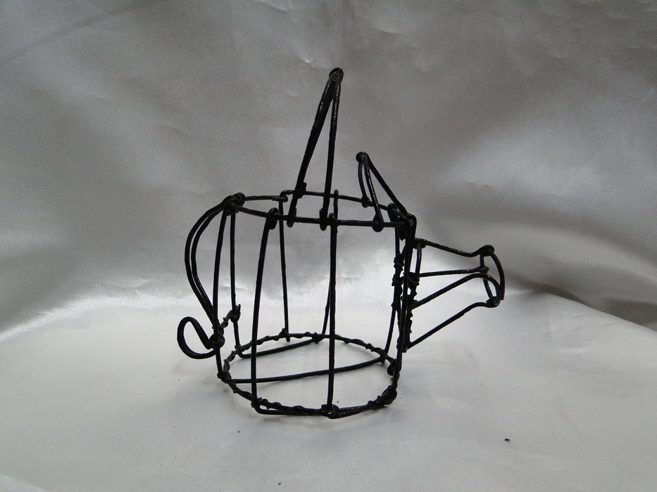 Wire Frame: Small Watering Can Sculpture, 5" Tall