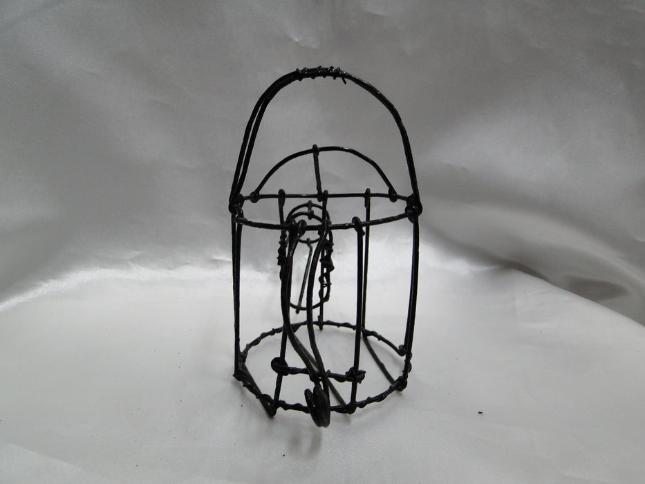 Wire Frame: Small Watering Can Sculpture, 5" Tall