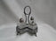 Condiment Set & Metal Holder: Salt, Pepper, Sugar / Jam & Lid, Bottle