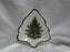 Cuthbertson Christmas Tree: Small Tree Shaped Dish, 6 1/4", Crazing