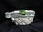 Fitz & Floyd Herb Garden: Round Covered Butter Dish, 5 3/8" x 4 3/4" Tall